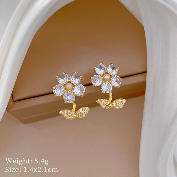 Wholesale Titanium Steel Geometric Electroplated Necklace And Earrings Set For Women