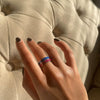 Wholesale Titanium Steel Geometric Electroplated Ring Jewelry