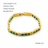 Wholesale 316L Stainless Steel Geometric Electroplated Women's Bracelet Jewelry