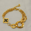 Wholesale Titanium Steel Geometric Fashion Electroplated Unisex Bracelet