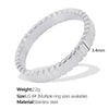 Wholesale 316L Stainless Steel Geometric Gear Ring Retro Niche Design Electroplated Simple Style Nonfading For Women