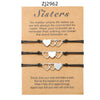 Wholesale Titanium Steel Geometric Handwoven Adjustable Unisex Couple Bracelet