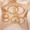 Wholesale Titanium Steel Geometric Hoop Earrings With Electroplating Unisex Highend And Fashionable