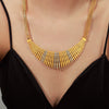 Wholesale 316L Stainless Steel Geometric Inlaid Zircon Fence Wide Allmatch Women's Necklace And Bracelet With Electroplating And Twist Chain