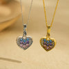 Wholesale Titanium Steel Geometric Love Necklace Pendant O Chain For Women