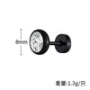 Wholesale Titanium Steel Geometric Men's Earrings Simple Style