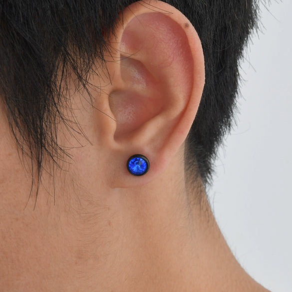 Wholesale Titanium Steel Geometric Men's Earrings Simple Style
