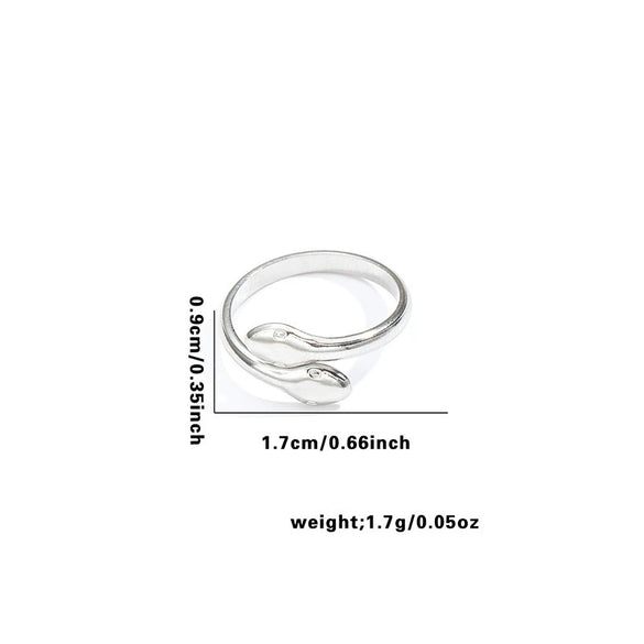 Wholesale Titanium Steel Geometric Open Face Ring With Electroplating Letters Numbers And Text Pattern For Women