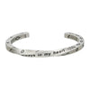 Wholesale Titanium Steel Geometric Open Green Zircon Electroplated Bracelet For Women