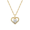 Wholesale Titanium Steel Geometric Pattern Microinlaid Diamond Clavicle Necklace For Women Cartoon Style