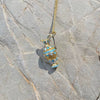 Wholesale Titanium Steel Geometric Pendant Necklace With Electroplating And Commemorative Color