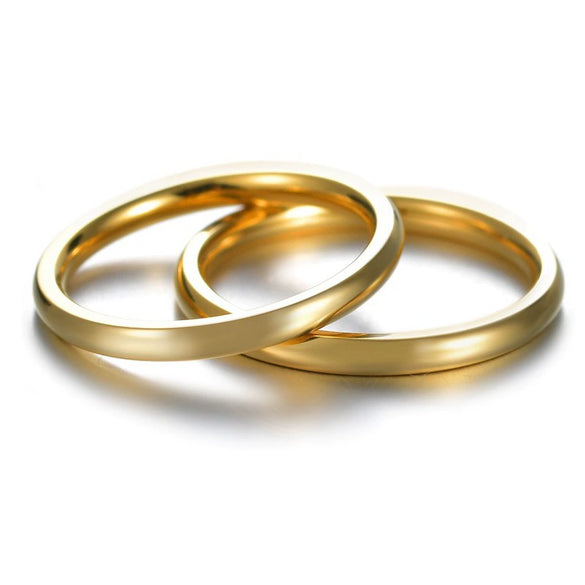Wholesale Titanium Steel Geometric Polished Fingertip Tail Ring For Couples And Women