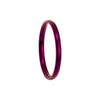 Wholesale Titanium Steel Geometric Polished Fingertip Tail Ring For Couples And Women