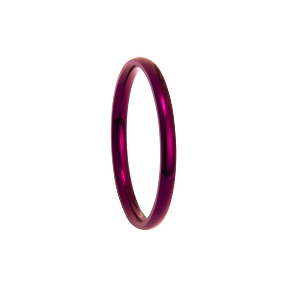 Wholesale Titanium Steel Geometric Polished Fingertip Tail Ring For Couples And Women