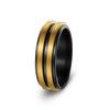 Wholesale Titanium Steel Geometric Rotating Ring Jewelry Stressrelief Hand Accessory Electroplated Unisex