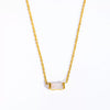 Wholesale Titanium Steel Geometric Simple Bracelet With Pearl Sailor Buckle Electroplated