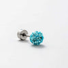Wholesale Titanium Steel Geometric Simple Style Electroplated Ear Nail For Women