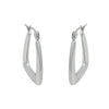 Wholesale Titanium Steel Geometric Square Earrings For Women Electroplated Simple Fashion Design