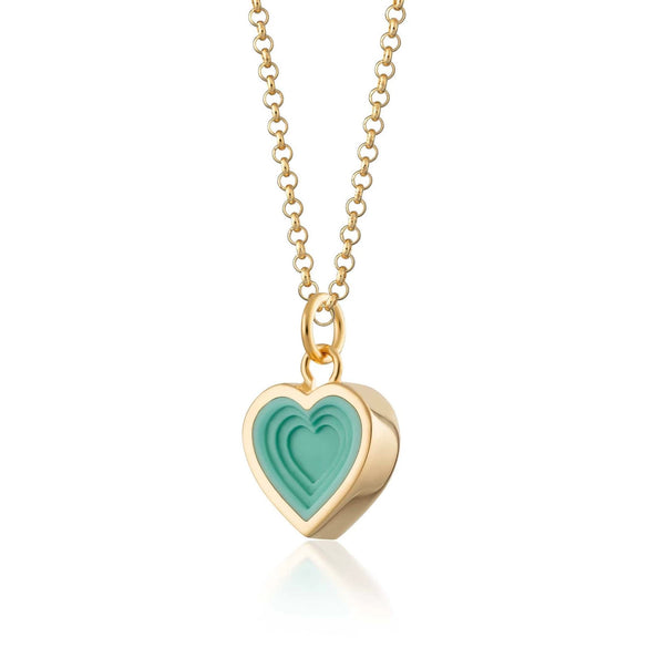 Wholesale Titanium Steel Geometric Star Love Necklace Vacuum Gold Plated