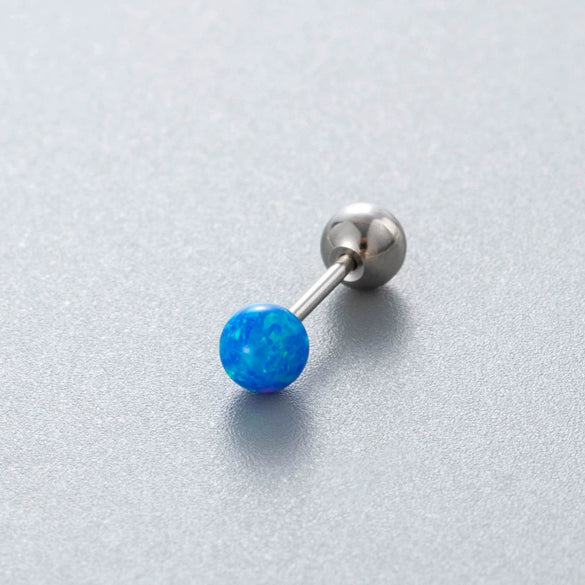 Wholesale Titanium Steel Geometric Style Earrings With Gems