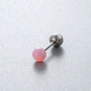 Wholesale Titanium Steel Geometric Style Earrings With Gems