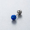 Wholesale Titanium Steel Geometric Style Earrings With Gems