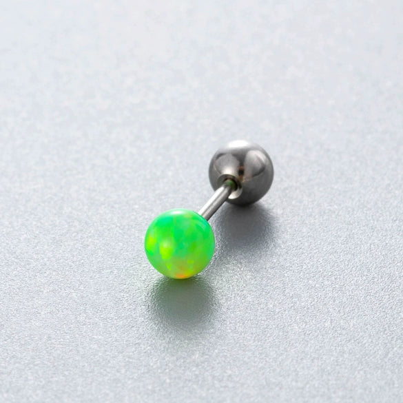 Wholesale Titanium Steel Geometric Style Earrings With Gems