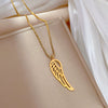 Wholesale Titanium Steel Geometric Style Electroplated Necklace Unisex