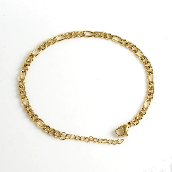 Wholesale 316L Stainless Steel Geometric Style Electroplated Unisex Bracelet