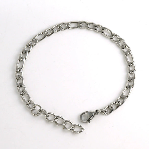 Wholesale 316L Stainless Steel Geometric Style Electroplated Unisex Bracelet