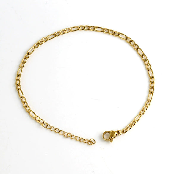 Wholesale 316L Stainless Steel Geometric Style Electroplated Unisex Bracelet