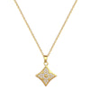 Wholesale Titanium Steel Geometric Style Electroplated Women's Necklace And Earrings Set
