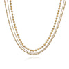 Wholesale Titanium Steel Geometric Style Necklace For Women Gold Plated