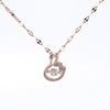 Wholesale Titanium Steel Geometric Swan Necklace With Electroplating For Women