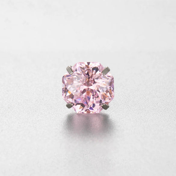 Wholesale Titanium Steel Geometric Sweet Style Zirconia Stud Earrings For Women