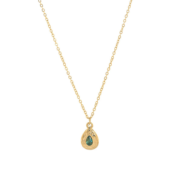 Wholesale Titanium Steel Geometric Vintage Irregular Pendant Necklace With Round Coin Design And Electroplating Treatment