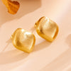 Wholesale Titanium Steel Geometric Water Drop Earrings Retro Style