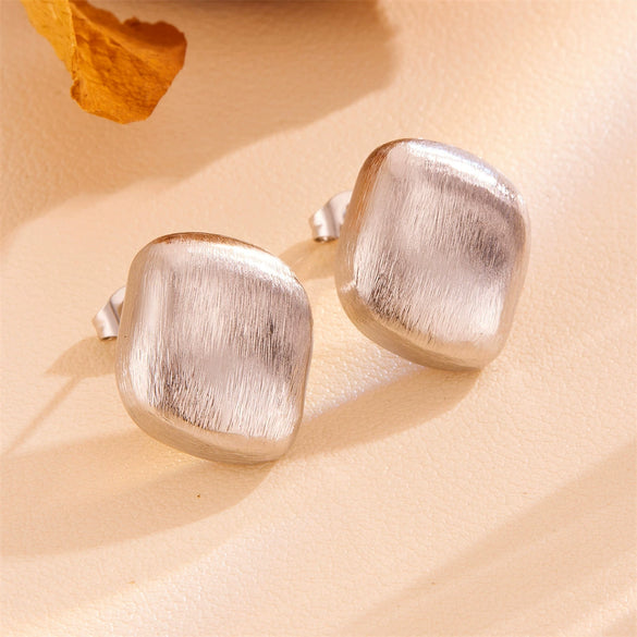 Wholesale Titanium Steel Geometric Water Drop Earrings Retro Style