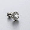 Wholesale Titanium Steel Geometric Zircon Earrings For Women