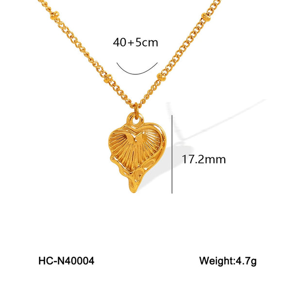 Wholesale Titanium Steel Geometric Zircon Necklace For Women