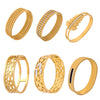 Wholesale 316L Stainless Steel Gold Plated Diamond Hollow Bracelet Jewelry With Retro Fashion Personality Design