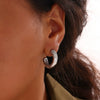 Wholesale Titanium Steel Gold Plated Geometric Cshaped Earrings For Women