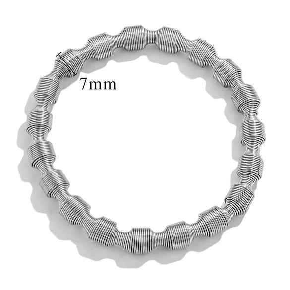 Wholesale Titanium Steel Gold Plated Wire Mesh Cshaped Adjustable Stainless Steel Bracelet For Men And Women