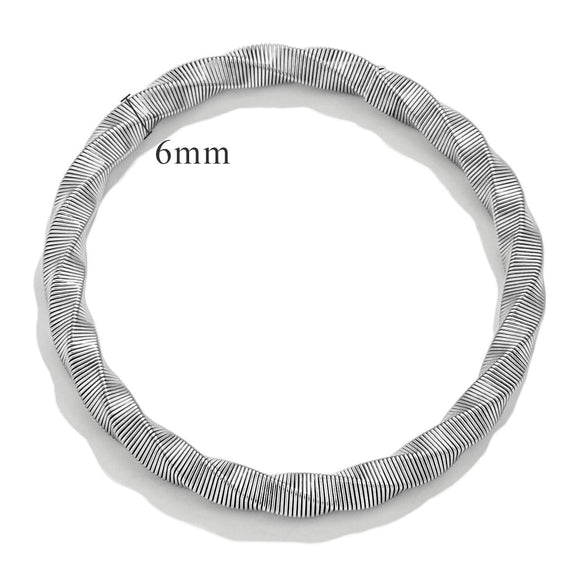 Wholesale Titanium Steel Gold Plated Wire Mesh Cshaped Adjustable Stainless Steel Bracelet For Men And Women