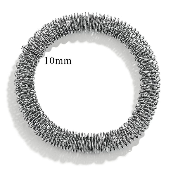 Wholesale Titanium Steel Gold Plated Wire Mesh Cshaped Adjustable Stainless Steel Bracelet For Men And Women