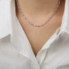 Wholesale 316L Stainless Steel Goldplated Geometric Style Unisex Necklace Jewelry