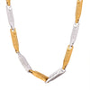 Wholesale 316L Stainless Steel Goldplated Geometric Style Unisex Necklace Jewelry