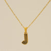 Wholesale Titanium Steel Goldplated Jewelry With Bark Pattern And English Letter Pendant Necklace Fashion Style Unisex