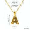 Wholesale Titanium Steel Goldplated Jewelry With Bark Pattern And English Letter Pendant Necklace Fashion Style Unisex