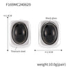Wholesale 316L Stainless Steel Goldplated Retro Geometric Black Glass Inlaid Women's Square Earrings